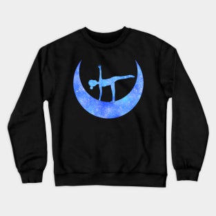 Half Moon Yoga Pose Crewneck Sweatshirt